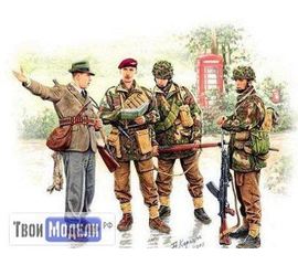 Склеиваемые модели  Master Box 3533 Британские парашютисты WWII tm01496 купить в твоимодели.рф