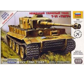Склеиваемые модели  zvezda 5002 Звезда T-VI ТИГР Немецкий тяжелый танк tm01220 купить в твоимодели.рф