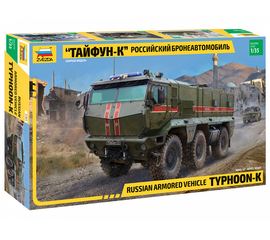 Склеиваемые модели  Камаз Российский бронеавтомобиль "Тайфун-К" модель в масштабе 1/35 (3701 ЗВЕЗДА) tm-19-9453 купить в твоимодели.рф