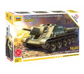 Склеиваемые модели  zvezda 5043 Звезда СУ-122 Советская самоходная установка 1/72 tm-19-9455 купить в твоимодели.рф