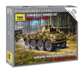 Сборка без клея zvezda 6285 Звезда Немецкий бронеавтомобиль SD.KFZ.234/2 «Пума» 1/72 сборка без клея tm-19-9630 купить в твоимодели.рф