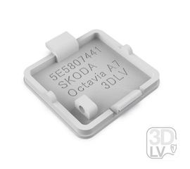 Готовые напечатанные 3D модели Заглушка буксировочного крюка для Skoda Octavia (A7) (5E5807441) tm09674 купить в твоимодели.рф