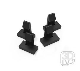 Готовые напечатанные 3D модели Набор фиксаторов рамки центральной консоли Fiat Albea tm09675 купить в твоимодели.рф