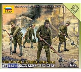 Сборка без клея zvezda 6108 Звезда Советские саперы 1941-1942 tm01610 купить в твоимодели.рф