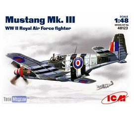 Склеиваемые модели  ICM 48123 Mustang MK III Самолет Королевских ВВС tm01920 купить в твоимодели.рф