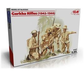 Склеиваемые модели  ICM 35563 Гуркхские (Gurkha) стрелки - 1944 год tm04936 купить в твоимодели.рф