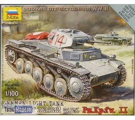 Склеиваемые модели  zvezda 6102 Звезда Pz.Kp.fw II Немецкий лёгкий танк. tm01655 купить в твоимодели.рф