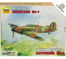 Склеиваемые модели  zvezda 6173 Звезда Мк-1 Харрикейн самолет 1/144 tm02109 купить в твоимодели.рф