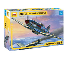 Склеиваемые модели  zvezda 7204 Звезда МиГ-3 Самолет СССР 1/72 tm02059 купить в твоимодели.рф