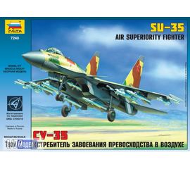 Склеиваемые модели  zvezda 7240 Звезда Су-35 Истребитель-бомбардировщик Россия tm02080 купить в твоимодели.рф