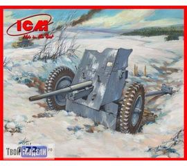 Склеиваемые модели  ICM 72251 37-мм противотанковая пушка Pak 36 tm02547 купить в твоимодели.рф