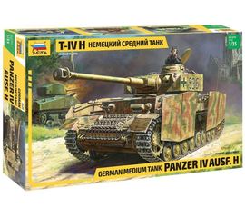 Склеиваемые модели  zvezda 3620 Звезда T-IV H  Немецкий средний танк T-4 1/35 (AL) tm08168 купить в твоимодели.рф