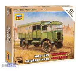 Склеиваемые модели  zvezda 6175 Звезда Британский грузовик "Матадор" 1:100 tm02636 купить в твоимодели.рф