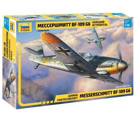 Склеиваемые модели  zvezda 4816 Звезда BF-109 G6 Немецкий истребитель Мессершмитт tm08166 купить в твоимодели.рф