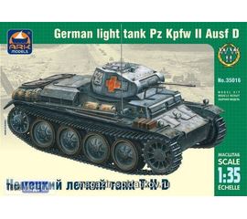 Склеиваемые модели  ARKModels 35016 Т II D Немецкий легкий танк tm03423 купить в твоимодели.рф