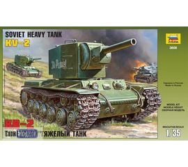 Склеиваемые модели  zvezda 3608 Звезда КВ-2 Советский танк (СССР) 1/35 tm03293 купить в твоимодели.рф