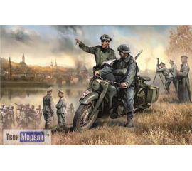 Склеиваемые модели  zvezda 3632 Звезда Р-12 Немецкий тяжелый мотоцикл 1/35 tm04077 купить в твоимодели.рф