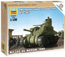 Склеиваемые модели  zvezda 6264 Звезда M3 Lee Американский средний танк tm04895 купить в твоимодели.рф