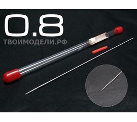  Аэрографы, компрессоры, ЗИП JAS 5138 Игла для аэрографа, длина 139 мм, 0,8 мм. tm05229 купить в твоимодели.рф