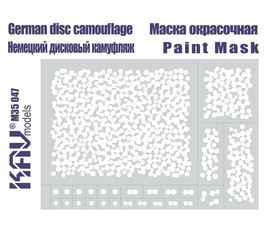 Необходимое для моделей KAV M35 047 Трафарет немецкий дисковый камуфляж 1/35 tm08197 купить в твоимодели.рф