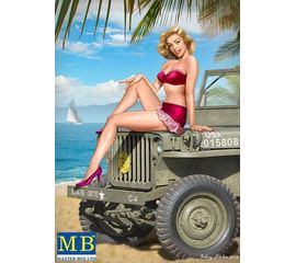 Склеиваемые модели  Master Box 24006 Серия Пинап набор № 6 - Саманта tm04903 купить в твоимодели.рф