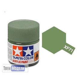 Необходимое для моделей Tamiya 81771 XF-71 Интерьерный Зелёный Японский (Cockpit Green) #Краска-acrylic tm00484 купить в твоимодели.рф