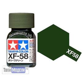 Необходимое для моделей Tamiya 80358 XF-58 Оливковый Зеленый #Краска-эмаль tm00535 купить в твоимодели.рф