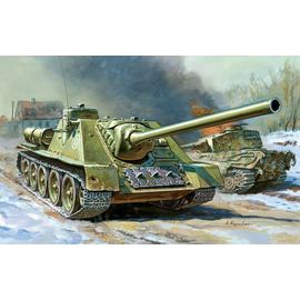 Склеиваемые модели  zvezda 5044 Звезда СУ-100 Советский истребитель танков 1/72 tm06331 купить в твоимодели.рф