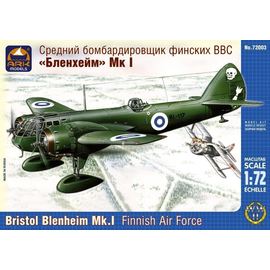 Склеиваемые модели  ARKModels 72003 Bristol Blenheim Финских BBC бомбардировщик  Мк.I 1:72 tm07814 купить в твоимодели.рф