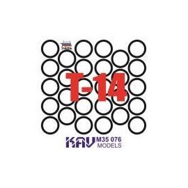 Необходимое для моделей KAV M35 076 Окрасочная маска на бандажи танка Армата  Т-14, Т-15 (Звезда) 1/35 tm10002 купить в твоимодели.рф