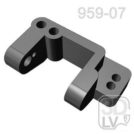 Запчасти для ремонта Wltoys L959-07 С-хаб передних колес (3D печать) 2шт. tm08137 купить в твоимодели.рф