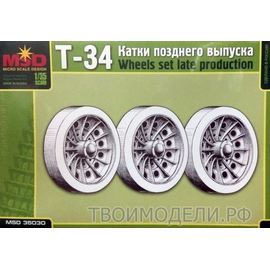 Склеиваемые модели  MSD-Maquette MQ-35030 Катки для танка Т-34/85 СССР (1941г) 1/35 tm08685 купить в твоимодели.рф