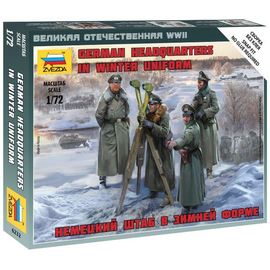 Сборка без клея zvezda 6232 Звезда Немецкий штаб в зимней форме 1941-1945гг. 1/72 tm08736 купить в твоимодели.рф