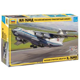 Склеиваемые модели  Zvezda 7011 Звезда 7011 Ил-76 МД военно-транспортный самолёт России 1/144 tm08391 купить в твоимодели.рф