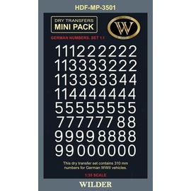 Необходимое для моделей Wilder HDF-MP-3501 Декаль Немецкие номера для наземной техники. Сет 1.1 tm08641 купить в твоимодели.рф