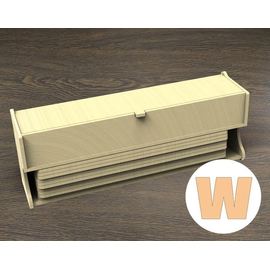 Изделия из дерева (фанеры) Набор из 50 детских пазлов "Английский алфавит" для творчества из дерева 3DLV-10205 tm10205 купить в твоимодели.рф