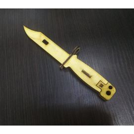 Изделия из дерева (фанеры) Штык нож СССР копия из фанеры 1:1 (3DLV-10023) tm10023 купить в твоимодели.рф