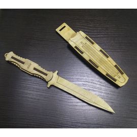 Изделия из дерева (фанеры) Нож разведчика №18 с ножнами копия из  дерева 1:1 (Собранны) tm10031-S купить в твоимодели.рф