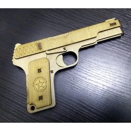 Изделия из дерева (фанеры) Резинкострел пистолет ТТ СССР Набор для сборки из фанеры (3DLV-10043) tm10043 купить в твоимодели.рф