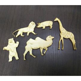 Изделия из дерева (фанеры) Набор №1 Фигурки животных для творчества из  дерева 3DLV-10121 tm10121 купить в твоимодели.рф