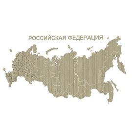 Изделия из дерева (фанеры) Полная карта России в векторном формате DXF разделенная по областям tm09994 купить в твоимодели.рф