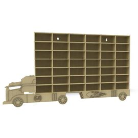 Изделия из дерева (фанеры) Полка для хранения игрушечных машинок 3DLV-10136 tm10136 купить в твоимодели.рф