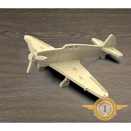 Изделия из дерева (фанеры) ЯК-1 самолет СССР из  дерева серия МПС "Мой первый самолет" 3DLV-10270 tm10270 купить в твоимодели.рф