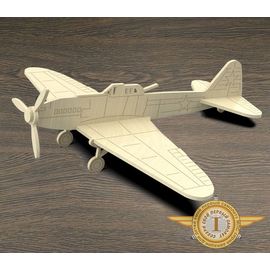 Изделия из дерева (фанеры) ИЛ-2 самолет СССР из  дерева серия МПС "Мой первый самолет" 3DLV-10291 tm10291 купить в твоимодели.рф