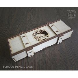 Изделия из дерева (фанеры) Пенал для школьника, в виде ящика с танком ИС-3 (19-8442) tm-19-8442 купить в твоимодели.рф