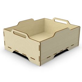 Изделия из дерева (фанеры) Ящик органайзер универсальный для хранения 200х300 tm-19-8419 купить в твоимодели.рф