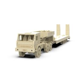 Изделия из дерева (фанеры) КАМАЗ 53504 + ЧМЗАП 9990 Полуприцеп "Грузовики в масштабе" 3DLV-10222 из  дерева tm10222 купить в твоимодели.рф