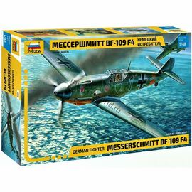 Склеиваемые модели  zvezda 4806 Звезда BF-109F4 Самолет Мессершмитт tm00751 купить в твоимодели.рф