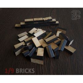 Изделия из дерева (фанеры) Кирпичи 28*19*8мм 50 шт. для поделок и творчества из  дерева tm-19-8524 купить в твоимодели.рф