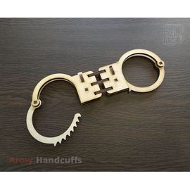 Изделия из дерева (фанеры) Наручники собранные копия из фанеры 1:1 (3DLV-19-8525) tm-19-8525 купить в твоимодели.рф